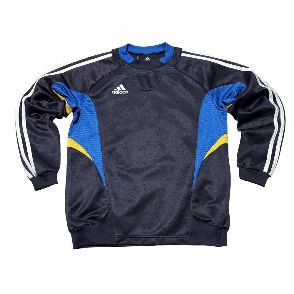 adidas Teen Boys Pullover Retro Style Sweatshirt Size Large 13-14Yrs 20 x 25